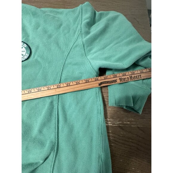 Aerie American Eagle Ice Cold Ski Resort Oversized Green Sweatshirt Size Medium - Picture 4 of 10